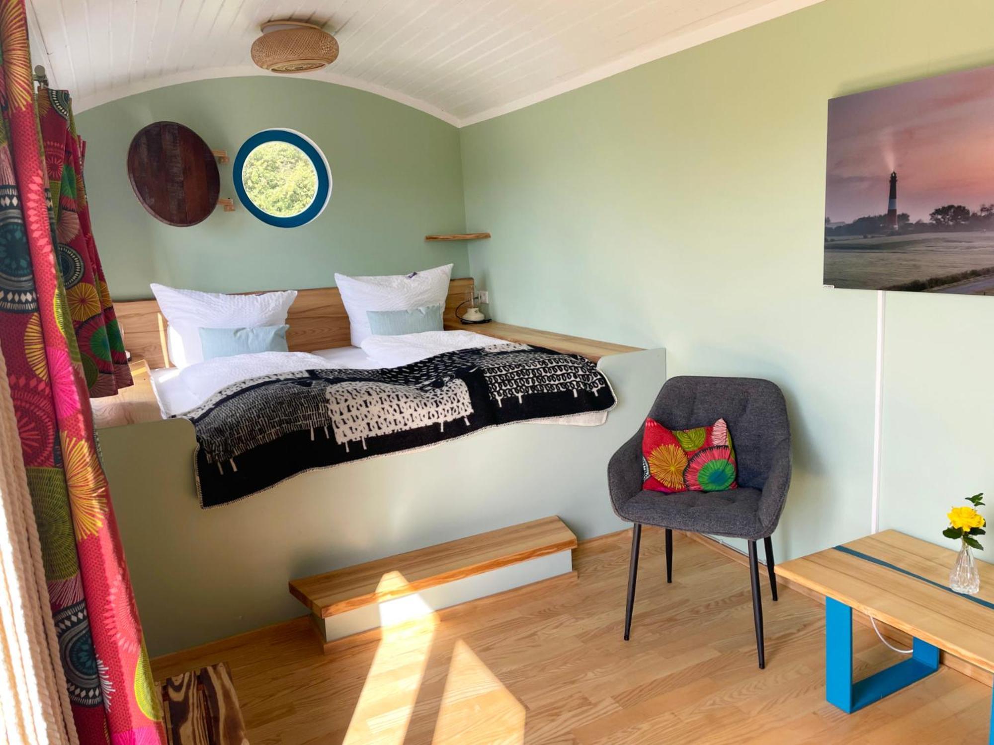 Campingplatz Schäferwagen Tiny House Auf Dem Friesenhof
