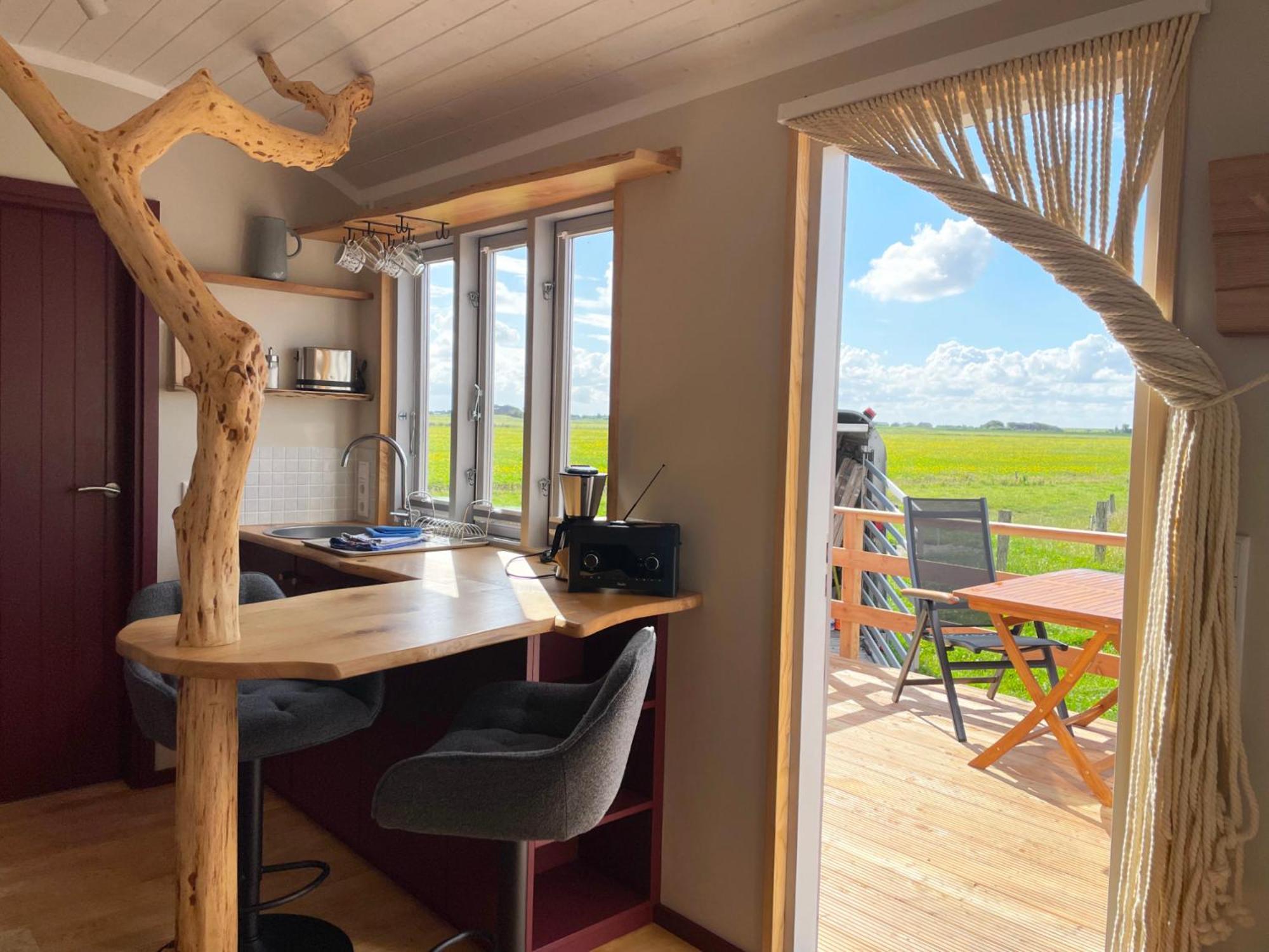 Campingplatz Schäferwagen Tiny House Auf Dem Friesenhof *